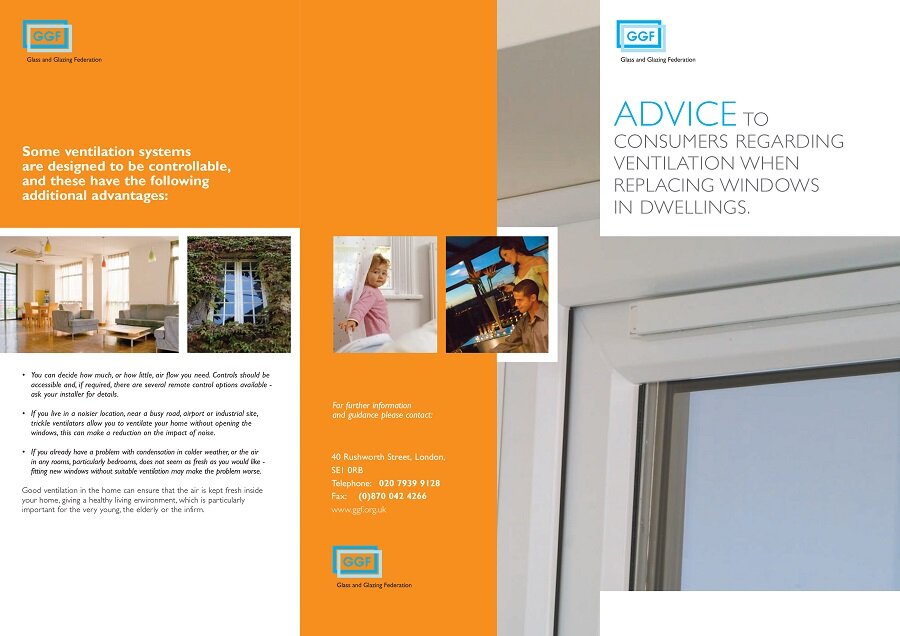 Advice to Consumers Regarding Ventilation when Replacing Windows in Dwellings