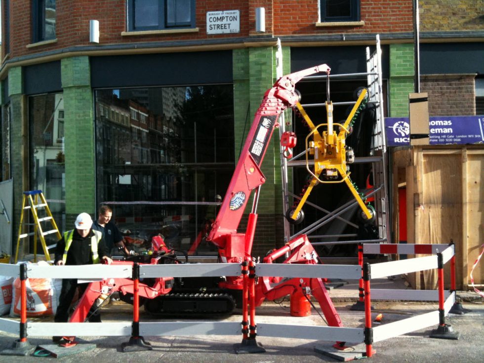 compton street glass installed