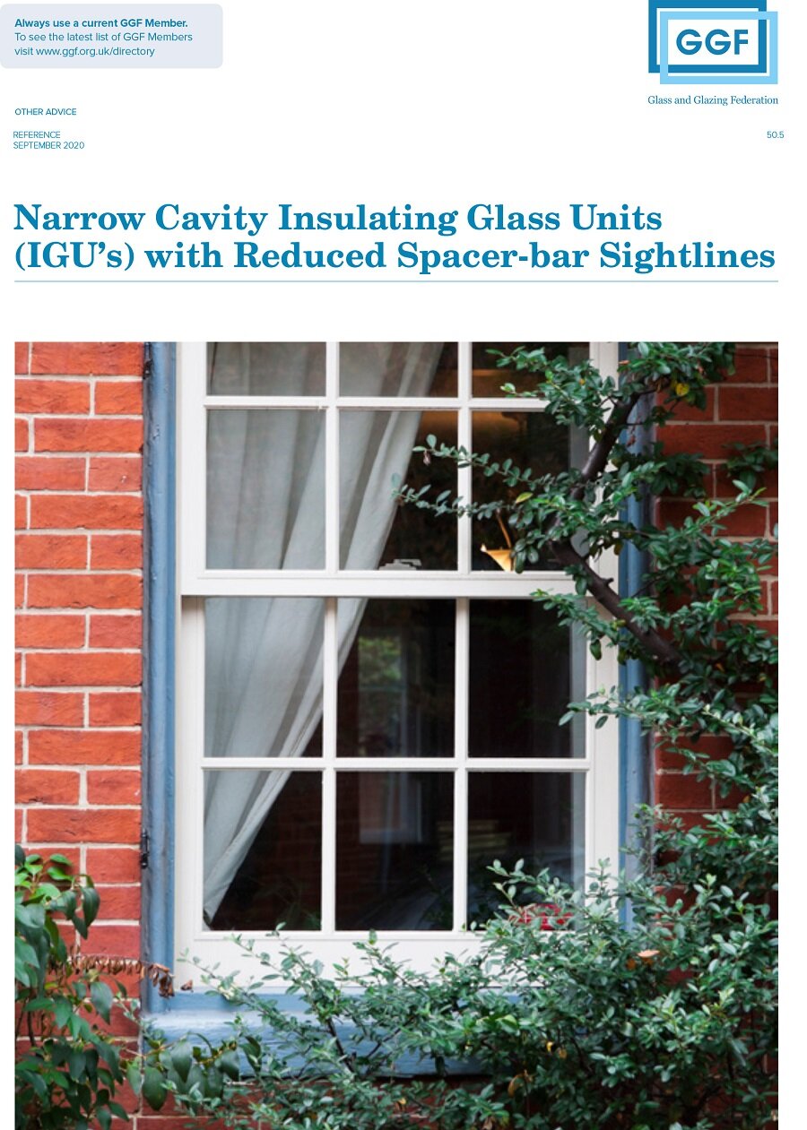 Narrow Cavity Insulating Glass Units IGU’s with Reduced Spacer