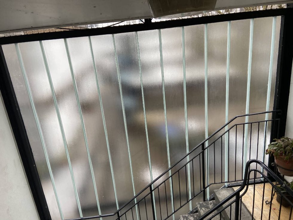 Profilit Glazing inside a stair well