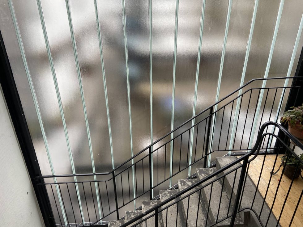 Profilit Glazing inside of a staircase