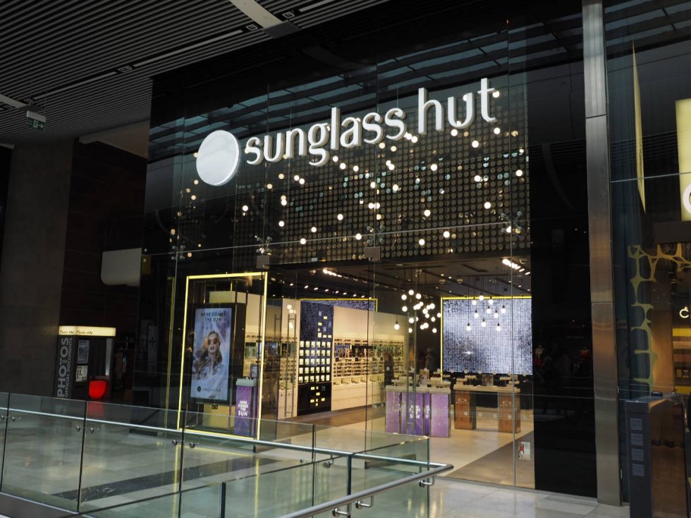 Sunglass hut shop front