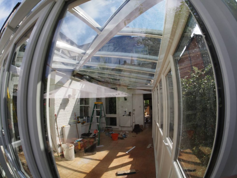 outside a conservatory - centre