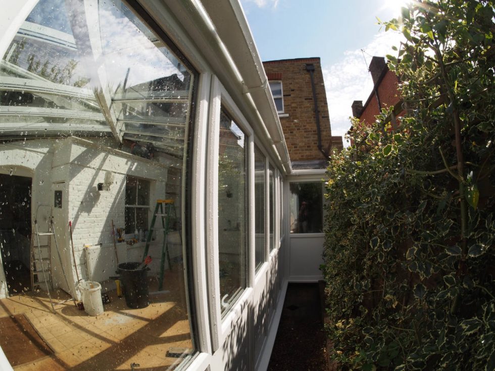 outside a conservatory - right side